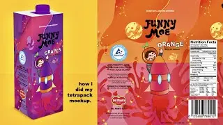 DIGITAL ART FOR A JUICE MOCKUP (TIMELAPSE ART)