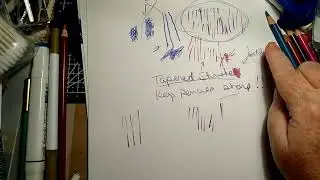 PSM Pencil Strokes Matter!  we are going to learn the tapered strokes needed for my next lesson.