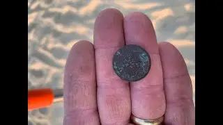 V Nickle Found During Livestream Beach Metal Detecting On Father's Day: My First V Nickel!
