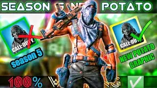 Config Potato Graphic 60Fps in codm 5s | HOW TO UNLOCK MAX GRAPHIC in cod mobile | fix lag config