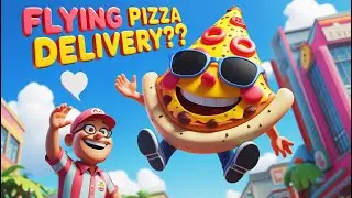 Flying Pizza Delivery 🍕🕊️ | Funny Kids Rhyme Song | MooMoo TV