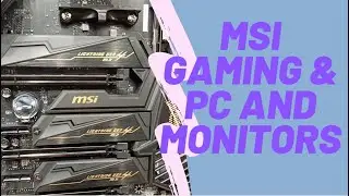 COMPUTEX 2019 I MSI Monitor Gaming , Vga Card dan Mainboard x570