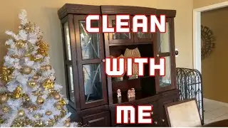 CLEAN WITH ME | DECORATE MY DINING ROOM | HOLIDAY CLEANING MOTIVATION | VLOGMAS 2020 DAY 13
