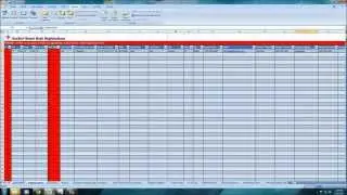 Vacation Bible School Spreadsheet - Administration - Registration and Payments