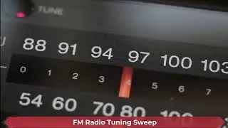 ASMR: FM Radio Tuning Sweep