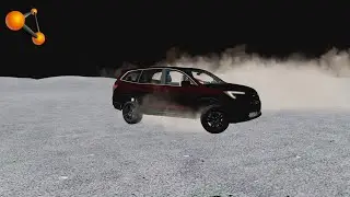 BeamNG.Drive | ONE WHEEL LUNAR DRIFT #93 | BeamNG Insane