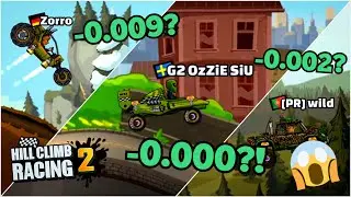 SMALLEST WR MARGINS IN HCR2! | Top 10 Ranking! | Hill Climb Racing 2