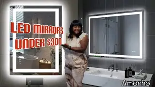 How to Install LED Mirror - Amorho BATHROOM Mirror #diy #ledmirror  #bathroomdecor