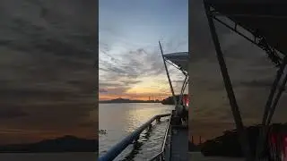 A great sunset and river in Samarinda, East Borneo, Indonesia #music #viral
