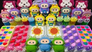 ASMR Slime 🌼 Labubu&rsquo;s Yellow Butter Slime Picnic &ndash; Gentle Taps and Pops - Satisfying🦄 Kepuasan Video