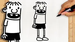 WIE ZEICHNET MAN ROWLEY JEFFERSON | Gregs Tagebuch | Schritt f&uuml;r Schritt Simpel und Einfach