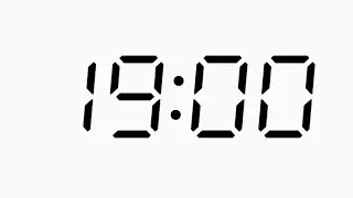 19 Minutes Silent Timer - Loud Alarm at End! Workouts, Homeschool, Challenges, Studying, Cooking