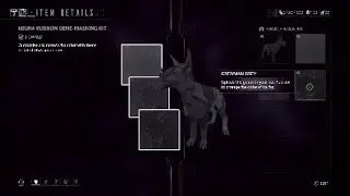 Warframe NEURA KUBROW GENE-MASKING KIT