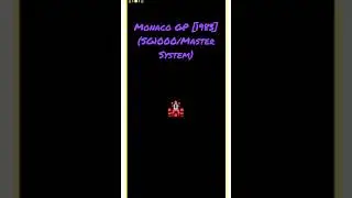 Monaco GP [1983](SG1000/Master System) #jogos #mastersystem #gaming #sg1000 #games #sega #monacogp
