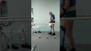 Gait Training on Above Knee Prosthetic with Crutches