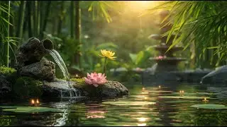 Relaxing Music and Water Sounds 🌙 Calm the Mind, Heal Depression & Fall Asleep Peacefully Tonight