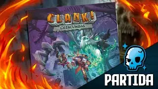 CLANK! CATACUMBAS ¿lograremos escapar del dragón? | PARTIDA juego de mesa