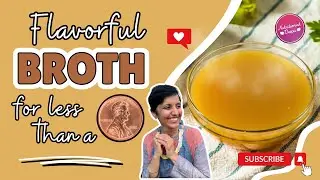 Secret $0.01 Anti-Inflammatory Broth (Salt-Free & Fat-Free!) | Nutritionist Deepa