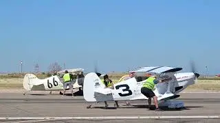 Biplane warmup-National Championship Air Races