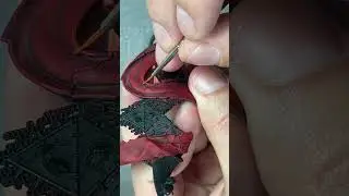 How to Paint Vizzik Skours Red Robes Part 1 Painting #warhammer #miniaturepainting #warhammer40k