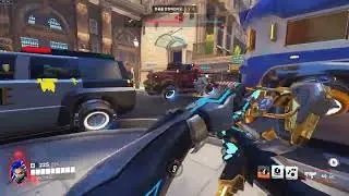 Overwatch 2 26.01.17 솜브라 | 미드타운 | 뒷라인 괴롭히기