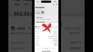 Loss $478..Trade ended #exness #exnesstrading #loss #us30 #trading