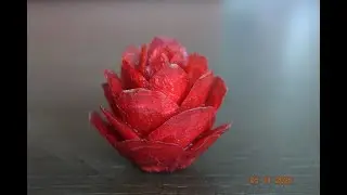 How to Make a Red Beet Flower