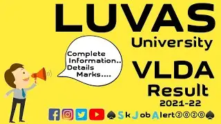 Vlda Result 2021 | Luvas vlda result 2021-22 | vlda merit list 2021 | vlda cut off 2021 | Skjobalert