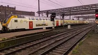 NMBS SNCB | 'Frankenstein' M7 + M4 Samenstelling | Brussel Zuid FBMZ | 28-11-2025 | Brttrainz | BE