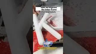 CNC Machine Cutting And Create 3D LED Signs Letters