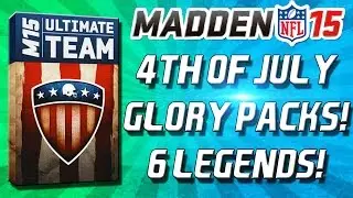 Madden 15 Ultimate Team &mdash; НАБОРЫ к 4 июля! 6 новых ЛЕГЕНД! &mdash; MUT 16
