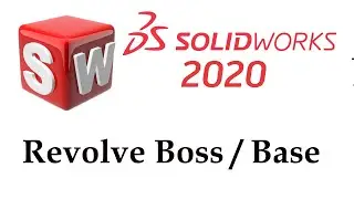 Solidworks 2020 Tutorial in Hindi  #18 - How to use Revolve boss / Base tool