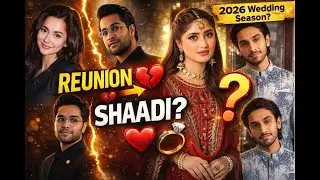 🔥 Double Drama in Showbiz! Hania-Asim Reunion Hints & Sajal-Hamza Wedding Buzz 🔥