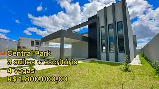Magnífica! 3 suítes+ escritório, piscina, espaço gourmet, 4 vagas, Vargem Grande Pta! (11)95400-0371