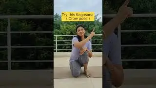 kagasana (crow pose)