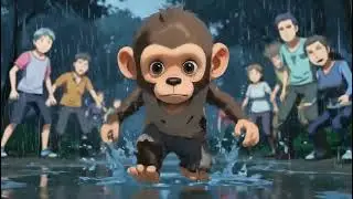 🎬🐯The Silent Guardian | Baby Monkey&rsquo;s Emotional Journey &ndash; Full Animated Series⭐ #anime #chibi #cute
