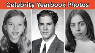 Guess the Celebrity by Their Yearbook Photo in 5 Seconds