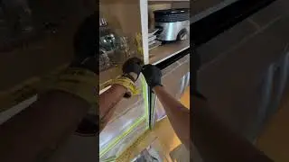 5-day kitchen cabinet painting project #toronto #cabinetpainting #kitchenremodel #homeimprovement