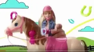 Barbie - Saddle and Ride Horse - Mattel