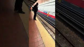 Market Frankford Line then PA announcement at 69th st TC on the el platform 