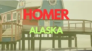 Driving around Homer Alaska in the Fog - Downtown, Homer Spit, Harbor, Beach, Ocean
