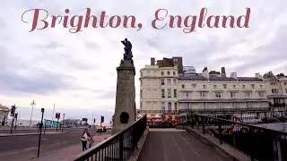 Exploring BRIGHTON, ENGLAND in a Beautiful Evening! 4K Walking Tour