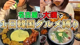 【名古屋・大須】韓国料理食べ歩き旅！1日韓国グルメ縛りでOL2人が食べ歩いた結果...