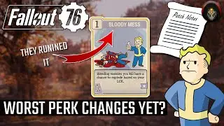 FALLOUT 76 | The Last Major PERK CHANGES. (Sept '25).