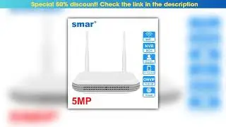Flash Sale 8CH Wifi NVR H.265 Network Video Recorder for 3MP/5MP Wireless System System Support Fac