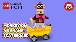 LEGO Classic 11014 Monkey on a Banana Skateboard Building Instructions