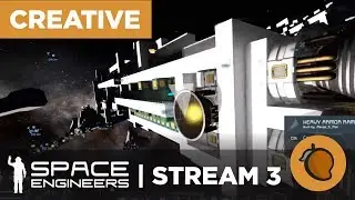Bridge Building and tech issues! Space Engineers Creative | S3