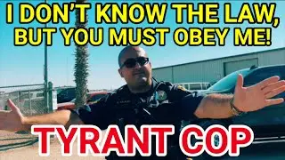 I DON'T KNOW THE LAW, BUT YOU MUST OBEY ME!👮&zwj;♂️🛑