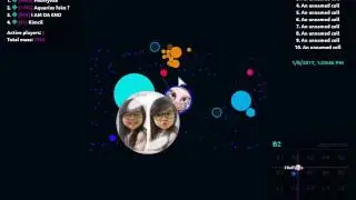 PoPy GD & FRuffyAts - Exo & UK |Take Over Agar.io #5
