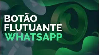 Como colocar um Bot&atilde;o FLUTUANTE do WhatsApp no site? | Site em HTML